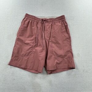 Lululemon Shorts Mens Medium Pink Clay Bowline 8" Textured Elastic Waist